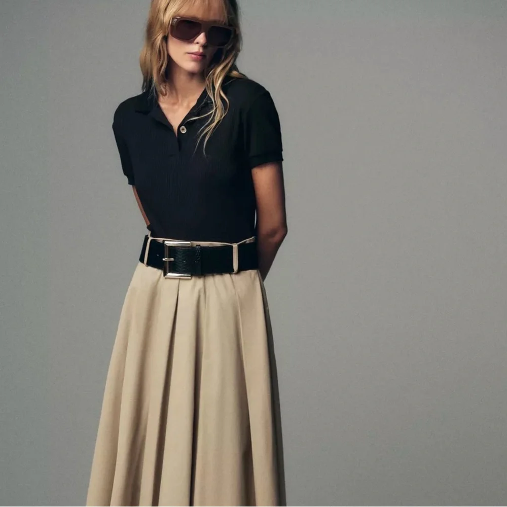 ZARA Combination Belted Dress – Size Small, NWT – Discontinued & Limited!